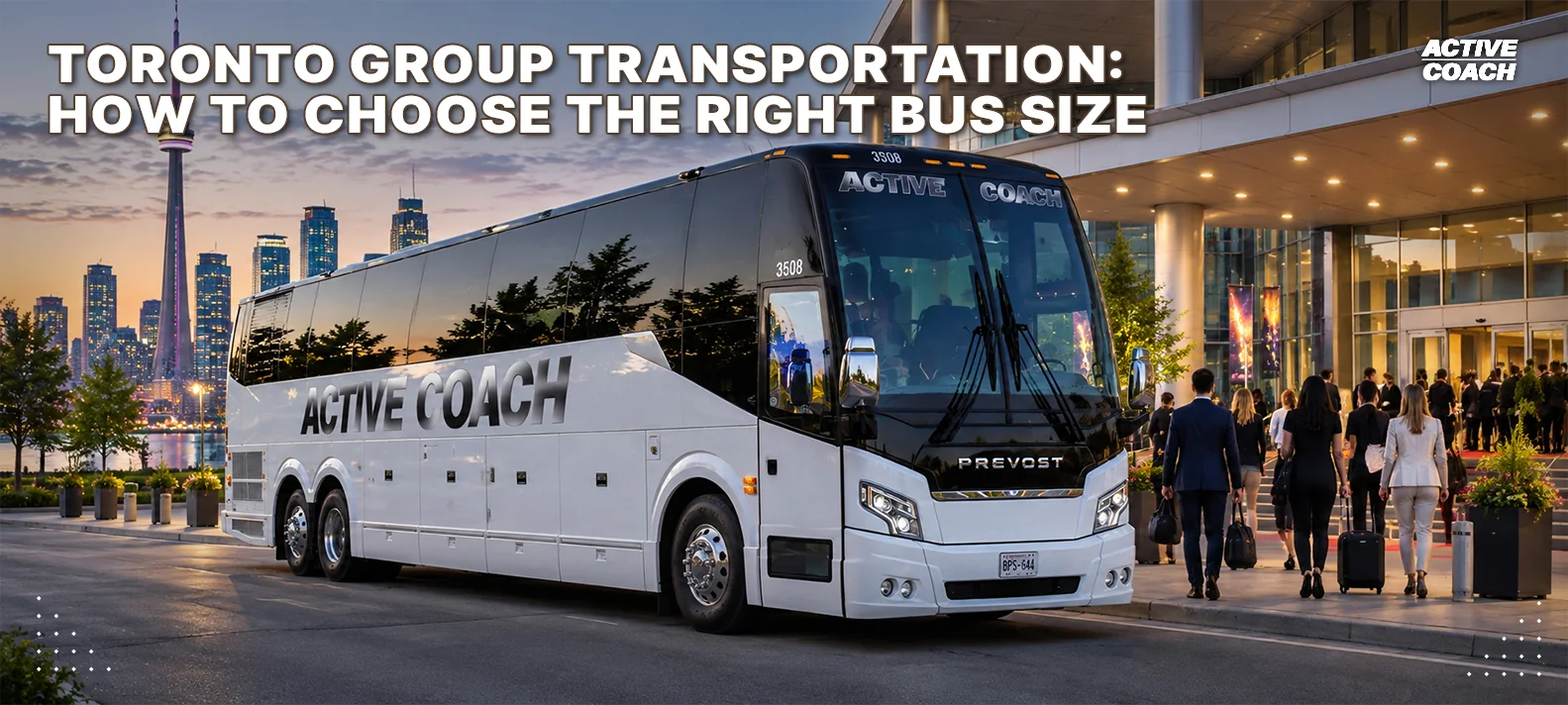 Toronto Group Transportation: How to Choose the Right Bus Size