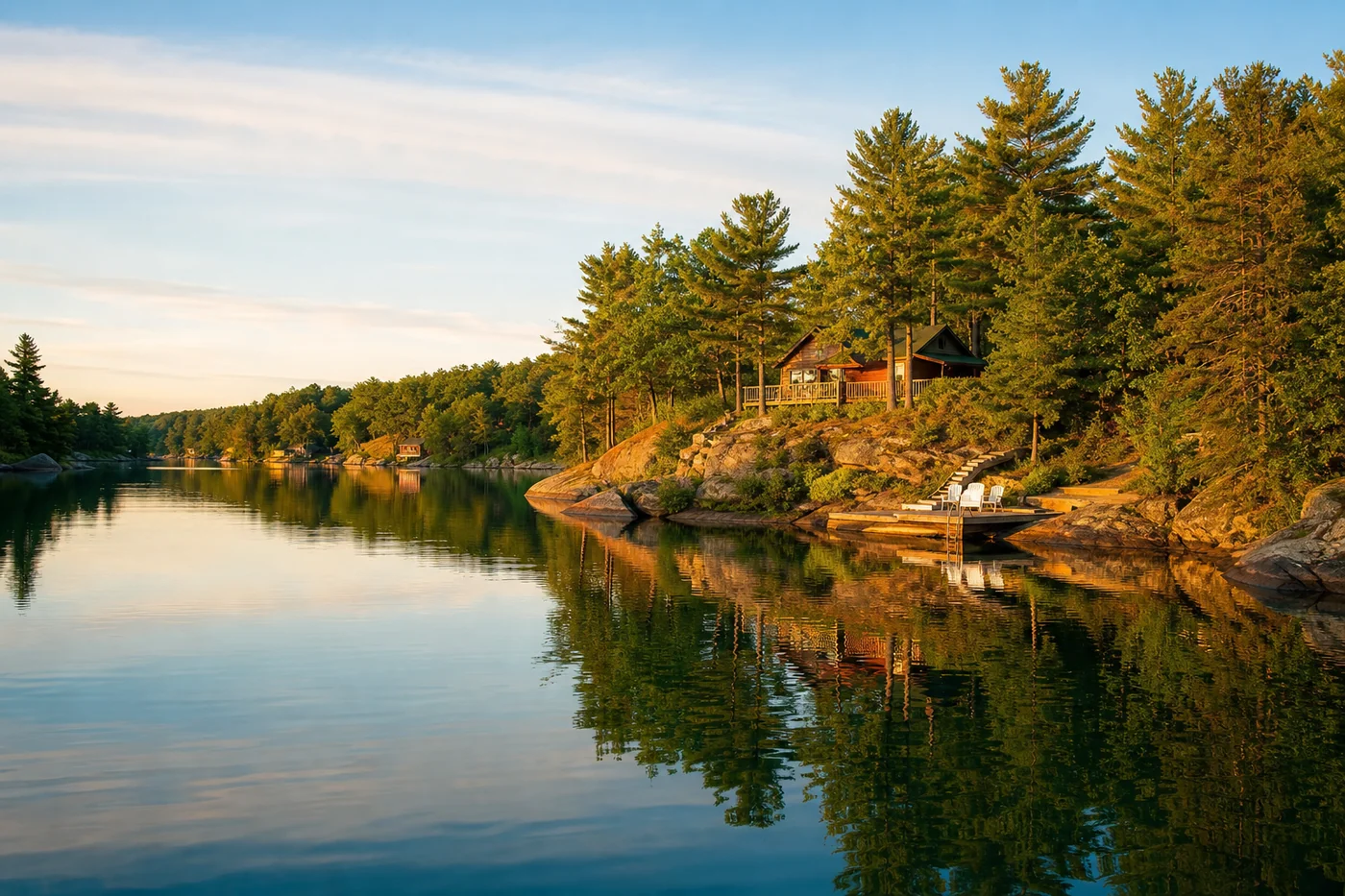 Muskoka lake summer getaway group travel from Toronto